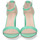 Sapatos Mulher Sandálias Ideal Shoes P-6398 Verde