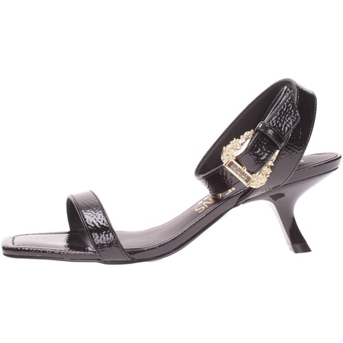 Sapatos Mulher Sandálias Versace JEANS LANVIN Couture  Preto