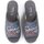 Sapatos Homem Sapatos & Richelieu Plumaflex By Roal Zapatillas de Casa Roal Olas 12440 Gris Cinza