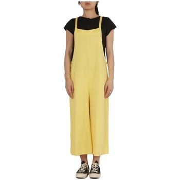 Textil Mulher Macacões/ Jardineiras Wendy Trendy Macacão 791852 - Yellow Amarelo