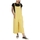 Textil Mulher Mesas de apoio Macacão 791852 - Yellow Amarelo