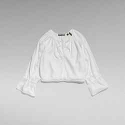 Textil Mulher camisas G-Star Raw D23254-D297 SNIPER-110 WHITE Branco