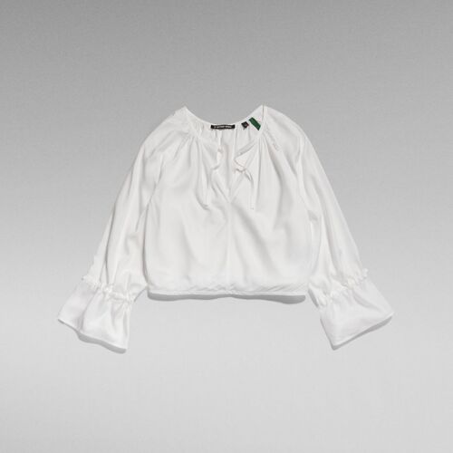 Textil Mulher camisas G-Star Raw D23254-D297 SNIPER-110 WHITE Branco