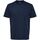 Textil Homem textured short-sleeved polo shirt Selected 16077385 RELAXCOLMAN-NAVY BLAZER Azul