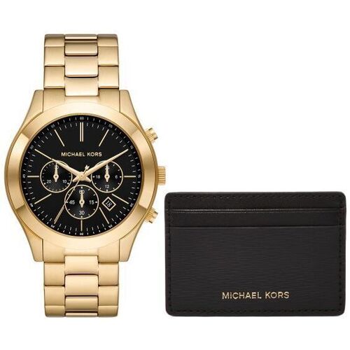 Relógios & jóias Homem Relógio MICHAEL Michael Kors MK1076SET-RUNWAY Ouro