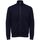 Textil Homem camisolas Selected 16074688 BERG FULL ZIP-MAVY Azul