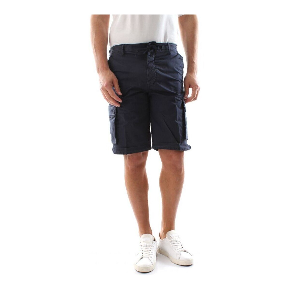 Textil Homem Shorts / Bermudas 40weft NICKSUN 1274-W1738 BLU Azul