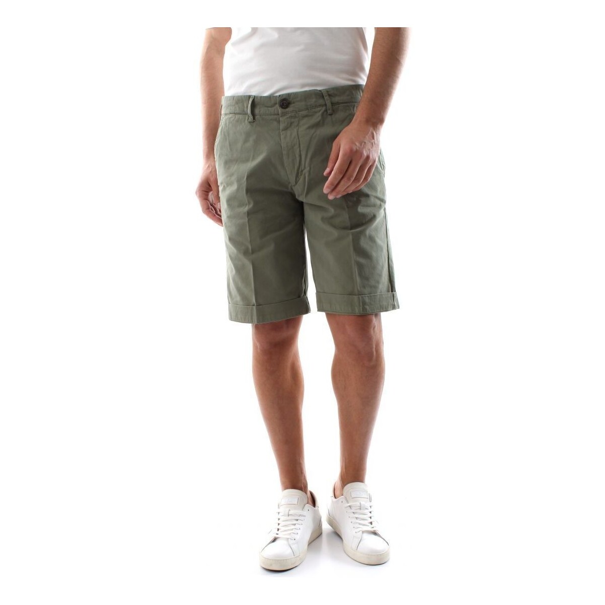 Textil Homem Shorts / Bermudas 40weft SERGENTBE 1683 7031-W2359 MILITARE Cinza