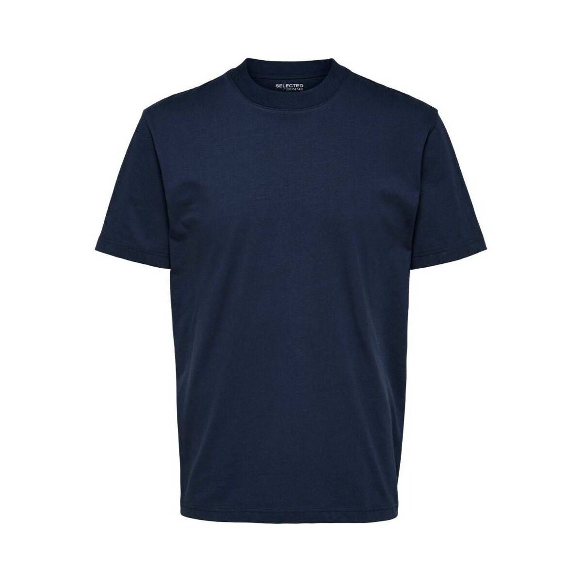 Textil Homem T-shirts e Pólos Selected 16077385 RELAXCOLMAN-NAVY BLAZER Azul