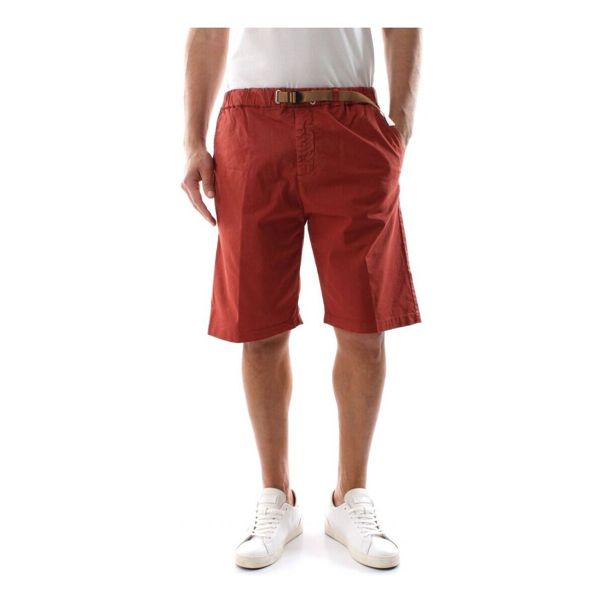 Textil Homem Shorts upper / Bermudas White Sand 22SU51 83-K14 Vermelho