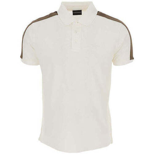 Textil Homem T-shirts e Pólos Emporio Armani 3R1F721JTKZ10101-1-1 Branco