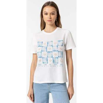 Textil Mulher T-shirts e Pólos Tiffosi 10048514-110-1-2 Branco