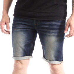 Chace faux-leather shorts