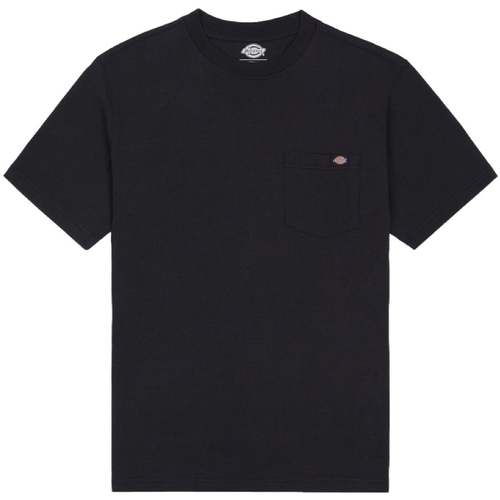 Textil Homem Adicione no mínimo 1 letra maiúsculas A-Z e 1 minúsculas a-z Dickies T-Shirt Porterdale - Black Preto