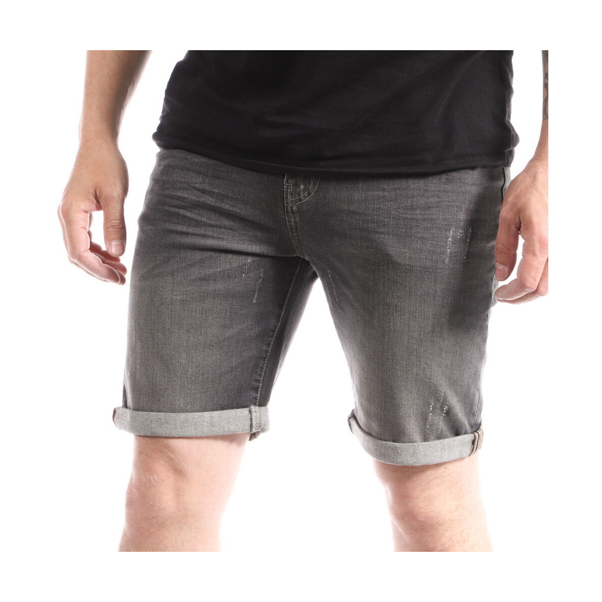 Textil Homem broek Shorts / Bermudas Paname Brothers  Cinza
