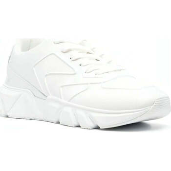 Sapatos Homem Sapatilhas Sneakers CALVIN KLEIN JEANS Runner Sock Laceup Ny-Lth YM0YM00553 Triple Black 0GL  Branco