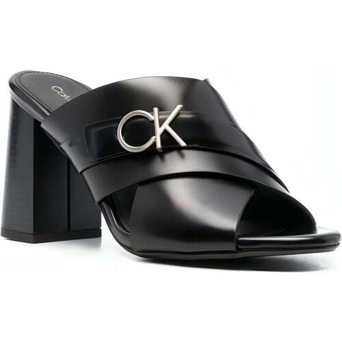 Sapatos Mulher Sandálias desportivas Calvin Klein Chanel JEANS  Preto