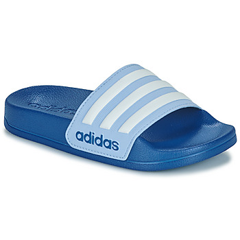 Sapatos Rapaz chinelos Adidas Sportswear ADILETTE SHOWER K Azul / Branco
