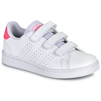 Sapatos Rapariga Sapatilhas adidas chevron Sportswear ADVANTAGE CF C Branco / Rosa