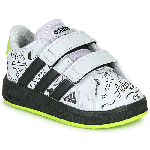 Sapatos Criança Sapatilhas made adidas Sportswear GRAND COURT 2.0 CF I Branco / Preto