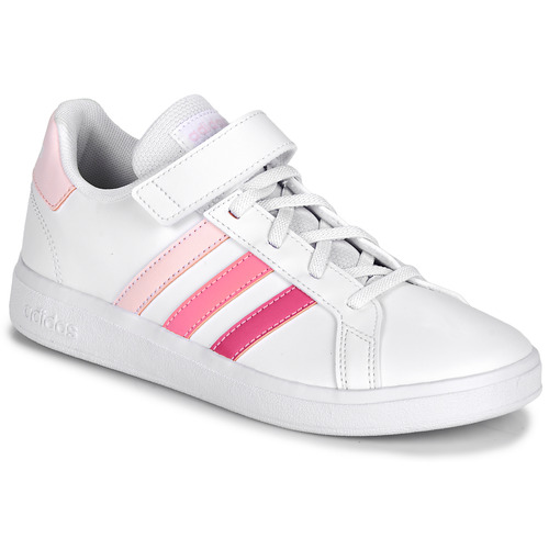 Sapatos Rapariga Sapatilhas Adidas Missoni Sportswear GRAND COURT 2.0 EL K Branco / Rosa