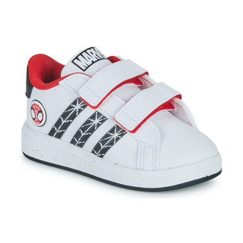 Sapatos Rapaz Sapatilhas Adidas women Sportswear GRAND COURT Spider-man CF I Branco / Vermelho