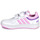 Sapatos Rapariga Sapatilhas Adidas Sportswear HOOPS 3.0 CF C Branco / Rosa