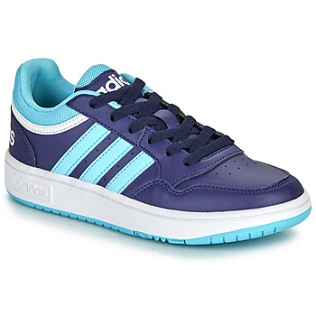Sapatos Rapaz Sapatilhas adidas Mauve Sportswear HOOPS 3.0 K Marinho / Azul