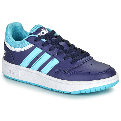 Sapatos Rapaz Sapatilhas dance Adidas Sportswear HOOPS 3.0 K Marinho / Azul