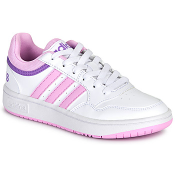 Sapatos Rapariga Sapatilhas Adidas triple Sportswear HOOPS 3.0 K Branco / Lilás