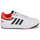 Sapatos Criança Sapatilhas Adidas Sportswear HOOPS 3.0 K Branco / Preto / Vermelho