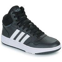 Sapatos Rapaz info de cano-alto Adidas Sportswear HOOPS MID 3.0 K Preto / Branco