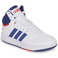 Sapatos entradaça Sapatilhas de cano-alto Adidas Sportswear HOOPS MID 3.0 K Branco / Azul / Vermelho