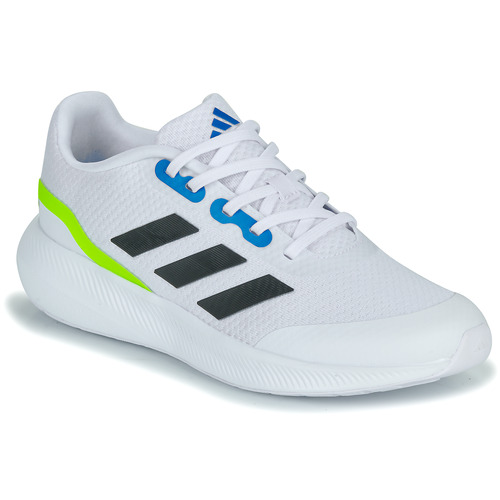 Sapatos Rapaz Sapatilhas Adidas cene Sportswear RUNFALCON 3.0 K Branco / Amarelo