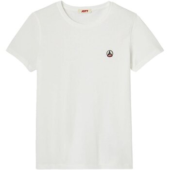 Textil Mulher T-shirts Black e Pólos JOTT ROSAS Branco