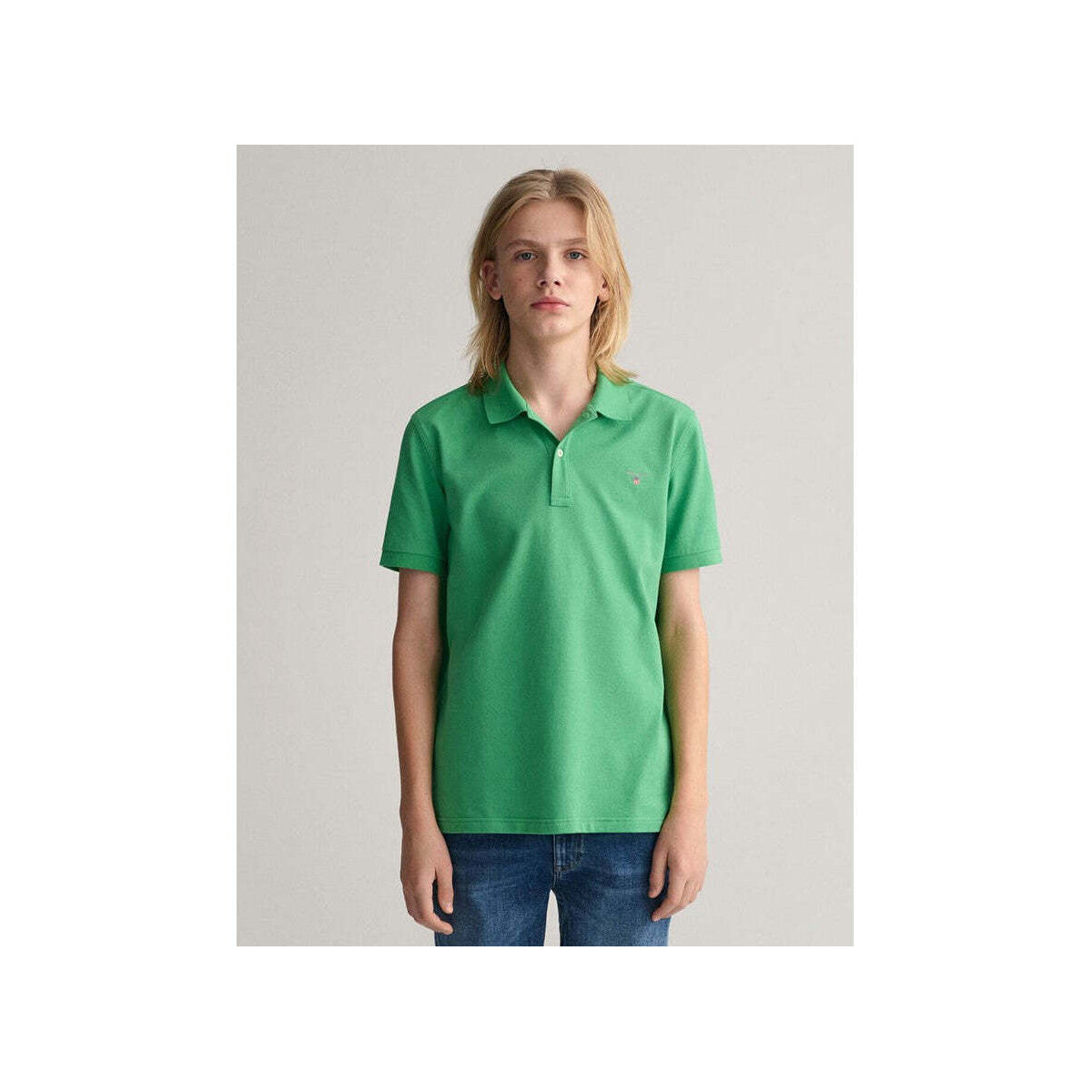 Textil Rapaz T-shirts e Pólos Gant Kids 902201-337-4-23 Verde