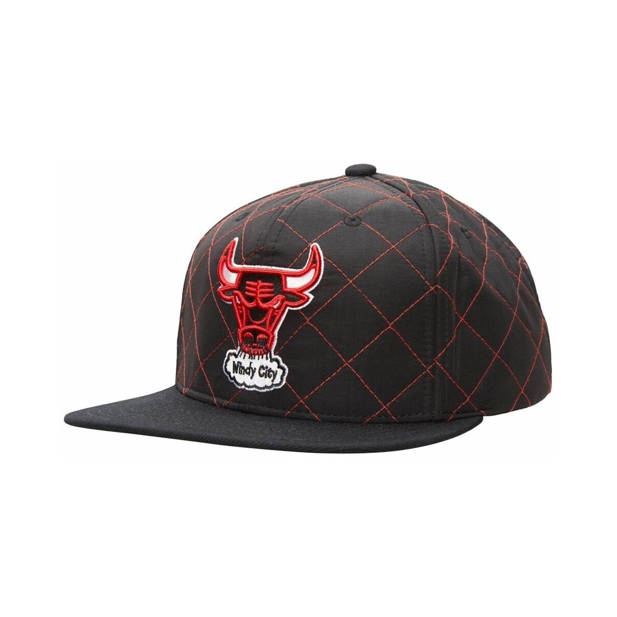 Acessórios Homem Boné Mitchell And Ness Quilted Taslan Snapback Hwc Chicago Bulls Castanho, Vermelho