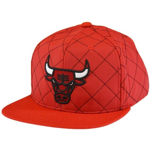 Acessórios Boné Mitchell And Ness Nba Quilted Taslan Snapback Chicago Bulls Vermelho