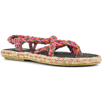 Nalho blk medha sandal with crochet upper sandals
