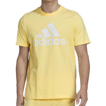 Textil Homem Czarny T Shirt adidas Originals  Amarelo