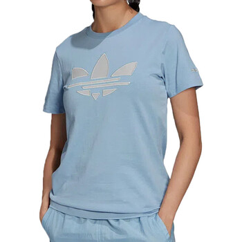Textil Mulher T-Shirt mangas curtas adidas x_plr Originals  Azul