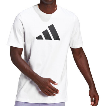 Textil Homem Czarny T Shirt adidas Originals  Branco