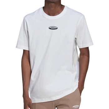 Textil Homem T-Shirt thermaflex mangas curtas adidas Originals  Branco