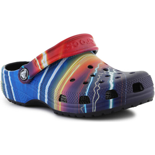 Sapatos Sandálias Crocs baby Classic Meta scape Clog Deep 208457-4LF Multicolor