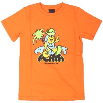 Textil Criança T-Shirt mangas curtas Imomi SS23IK022 Laranja