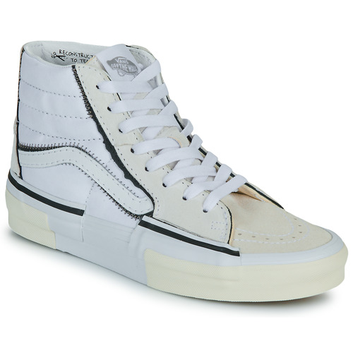 Sapatos Guardanapo de mesa Vans SK8-Hi Reconstruct Branco