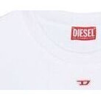 Textil Homem Sweats Diesel A04075 0GEAD S-GINN-D-100 Branco