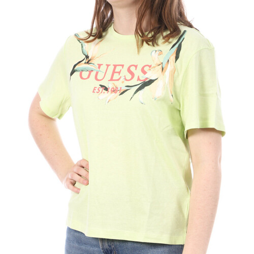 Textil Mulher T-shirts e Pólos Guess  Verde