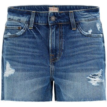 Textil Mulher Shorts / Bermudas BB00F Guess W3GD20 D4ZN1 Azul