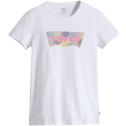Textil Mulher T-shirts e Pólos Levi's  Branco